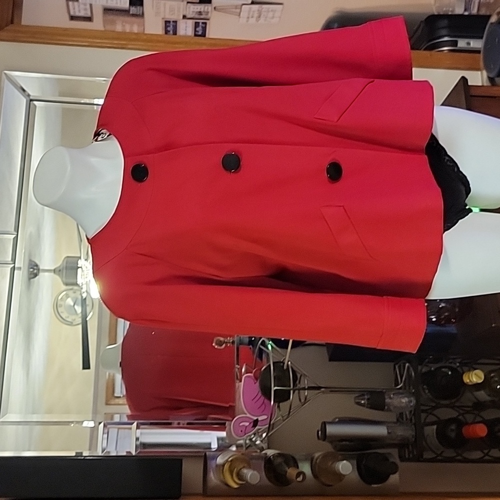 Perceptions new york.  red jacket 2 pc set. 14.